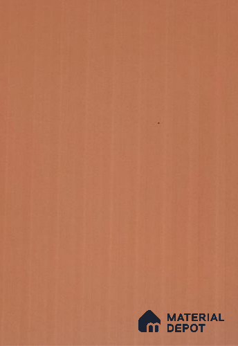 Warm Brown Fluted Solid Color LM 07993 8 ft x 4 ft Texture Finish Decorative Laminate - 0.8 mm | Suitable for TV Unit,Wardrobe, Kitchen Cabinets