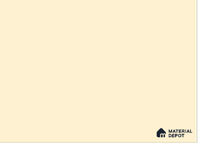 Ivory Solid Colors Look 8003 MF 8 ft x 4 ft Matte Finish Decorative Laminate - 0.8 mm | Suitable for Living Room, Kitchen, Office