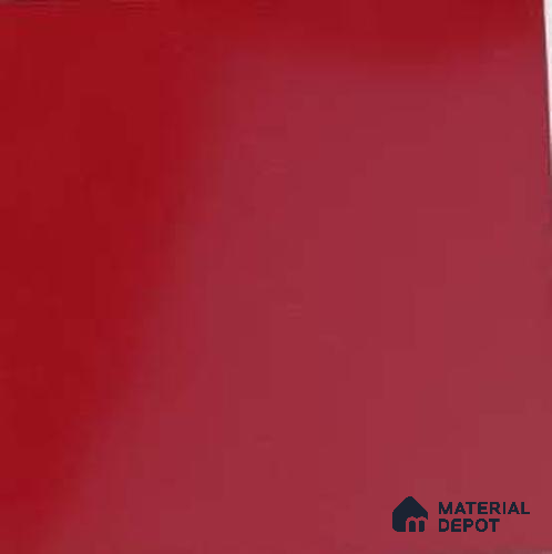 Red Solid Colors Look 8005 AHG 8 ft x 4 ft High Gloss Finish Decorative Laminate - 0.8 mm | Suitable for Living Room, Kitchen, Office