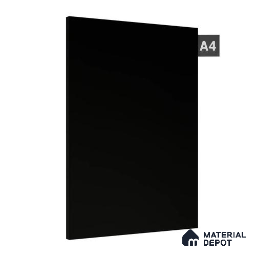 Black Textured Solid Look LM 08073 8 ft x 4 ft Texture Finish Decorative Laminate - 0.8 mm | Suitable for TV Unit, Wardrobe, Kitchen Cabinets