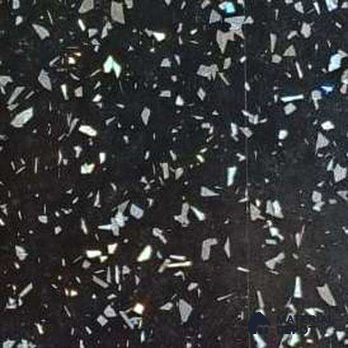 Black Terrazzo Look 8006 GLS 8 ft x 4 ft Texture Finish Decorative Laminate - 0.8 mm | Suitable for TV Unit, Wardrobe, Kitchen Cabinets
