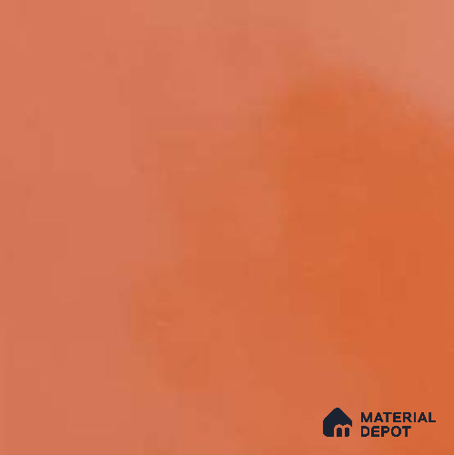 Orange Solid Colors Look 8025 AHG 8 ft x 4 ft High Gloss Finish Decorative Laminate - 0.8 mm | Suitable for Living Room, Kitchen, Office