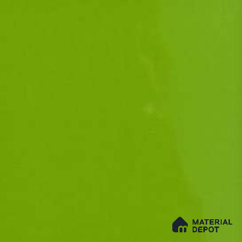 Green Solid Colors Look 8037 AHG 8 ft x 4 ft High Gloss Finish Decorative Laminate - 0.8 mm | Suitable for Living Room, Kitchen, Office
