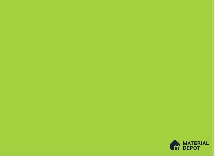 Green Solid Colors Look 8037 SF 8 ft x 4 ft Suede Finish Decorative Laminate - 0.8 mm | Suitable for Living Room, Kitchen, Office