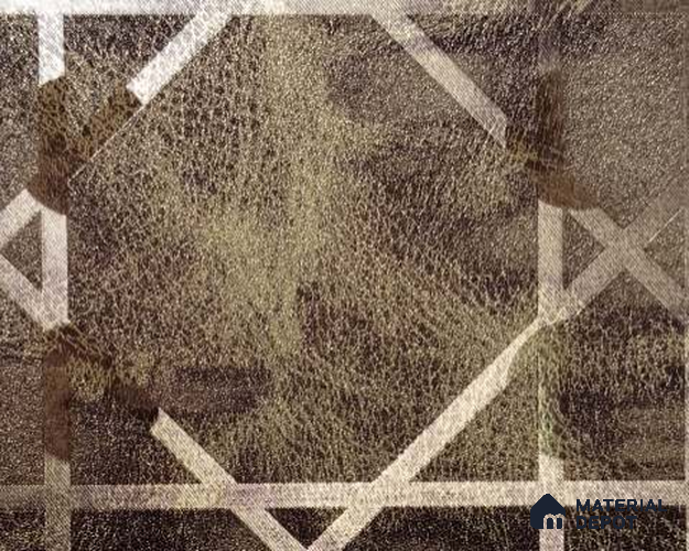 Patterned Look 9005 FL 8 ft x 4 ft Fabric Finish PVC Laminate - 1 mm | Suitable for Bedroom, TV Unit, Wardrobe