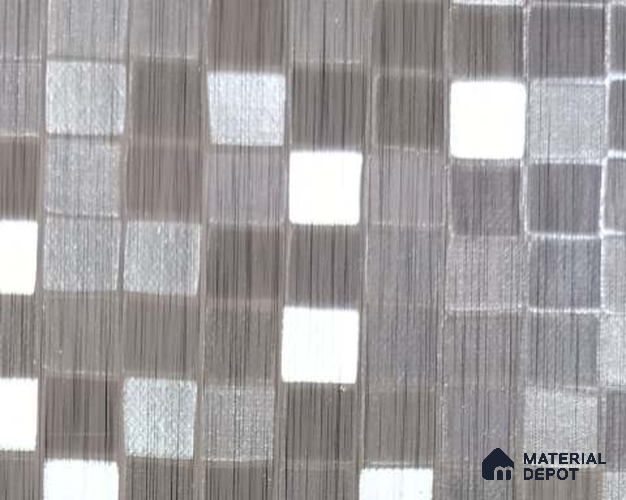 Patterned Look 9007 FL 8 ft x 4 ft Fabric Finish PVC Laminate - 1 mm | Suitable for Bedroom, TV Unit, Wardrobe