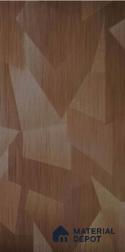 Patterned Look 9010 FL 8 ft x 4 ft Fabric Finish PVC Laminate - 1 mm | Suitable for Bedroom, TV Unit, Wardrobe