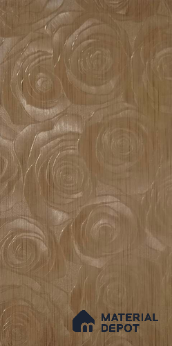 Patterned Look 9014 FL 8 ft x 4 ft Fabric Finish PVC Laminate - 1 mm | Suitable for Bedroom, TV Unit, Wardrobe