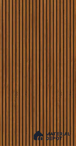 Wooden Fluted LM 08016 8 ft x 4 ft Texture Finish Decorative Laminate - 0.8 mm | Suitable for TV Unit,Wardrobe, Kitchen Cabinets