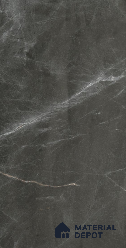 Black Marble Look LM 08041 8 ft x 4 ft Texture Finish Decorative Laminate - 0.8 mm | Suitable for TV Unit, Wardrobe, Kitchen Cabinets