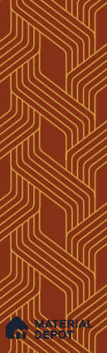 Brown Patterned Look Acrylic Decorative Wall Panel PN 04446 8 ft x 2 ft - 1.5 mm | Suitable for Feature Wall, TV Unit & Living Room | Width is Subjected to 5% Variation