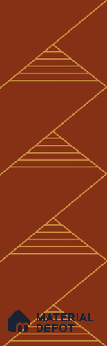 Brown Patterned Look Acrylic Decorative Wall Panel PN 04451 8 ft x 2 ft - 1.5 mm | Suitable for Feature Wall, TV Unit & Living Room | Width is Subjected to 5% Variation