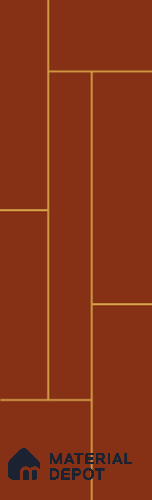 Brown Patterned Look Acrylic Decorative Wall Panel PN 04464 8 ft x 2 ft - 1.5 mm | Suitable for Feature Wall, TV Unit & Living Room | Width is Subjected to 5% Variation