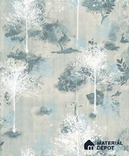 201019 10 Meter x 21 Inches White Colour Exotic Wallpaper - 57 Sq. Ft.