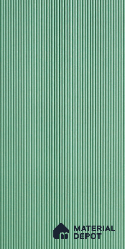 Green Plain Colour Louver 6101 GLO (6101) 8 ft x 4 ft MDF Panel - 12 mm | Suitable for Feature Wall, TV Unit & Living Room | Width is Subjected to 5% Variation