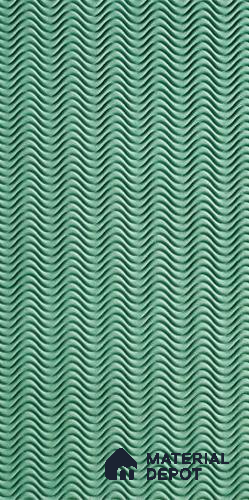 Green Patterned Decorative Wall Panel 6110 GLO (6110) 8 ft x 4 ft HDHMR Panel - 12 mm | Suitable for Feature Wall, TV Unit & Living Room | Width is Subjected to 5% Variation
