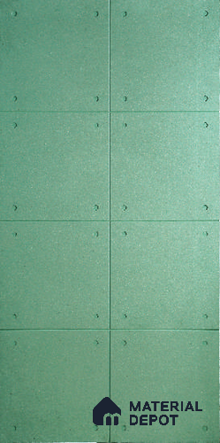 Green Plain Colour Louver 6116 GLO (6116) 8 ft x 4 ft MDF Panel - 12 mm | Suitable for Feature Wall, TV Unit & Living Room | Width is Subjected to 5% Variation