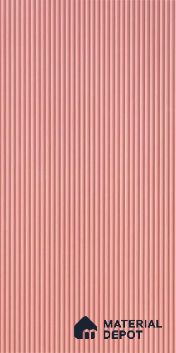 Pink Plain Colour Louver 6419 GLO (6419) 8 ft x 4 ft MDF Panel - 16.5 mm | Suitable for Feature Wall, TV Unit & Living Room | Width is Subjected to 5% Variation