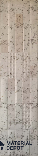 Beige Patterned Look Charcoal Decorative Wall Panel 7915 8 ft x 2 ft - 1.5 mm | Suitable for Feature Wall, TV Unit & Living Room | Width is Subjected to 5% Variation