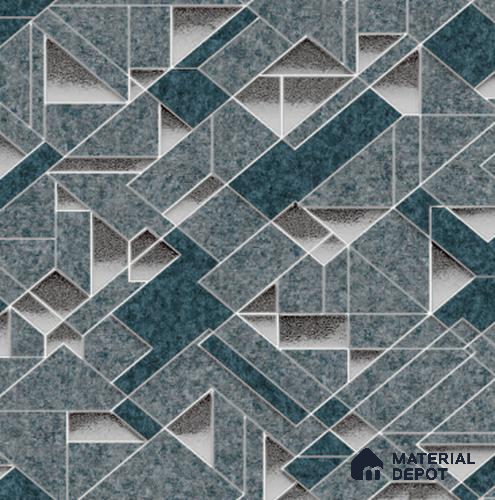 210502 | 10 Meter x 21 Inches Geometric Look Wallpaper - 57.37 Sq. Ft. | Minimum 15% wastage during installation