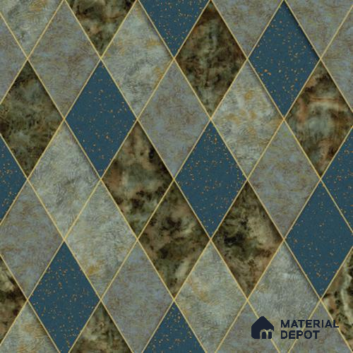 210510 | 10 Meter x 21 Inches Geometric Look Wallpaper - 57.37 Sq. Ft. | Minimum 15% wastage during installation