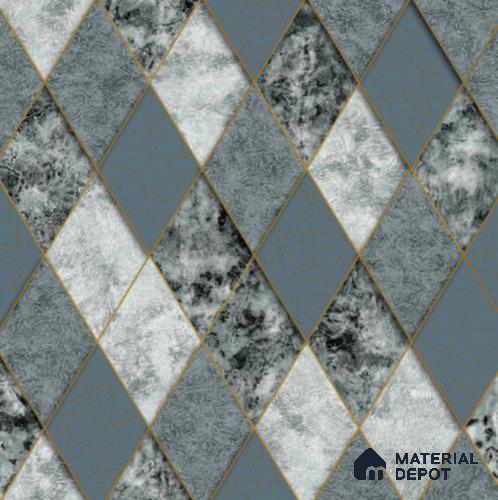 210511 | 10 Meter x 21 Inches Geometric Look Wallpaper - 57.37 Sq. Ft. | Minimum 15% wastage during installation
