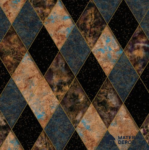210514 | 10 Meter x 21 Inches Geometric Look Wallpaper - 57.37 Sq. Ft. | Minimum 15% wastage during installation