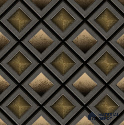 210516 | 10 Meter x 21 Inches Geometric Look Wallpaper - 57.37 Sq. Ft. | Minimum 15% wastage during installation
