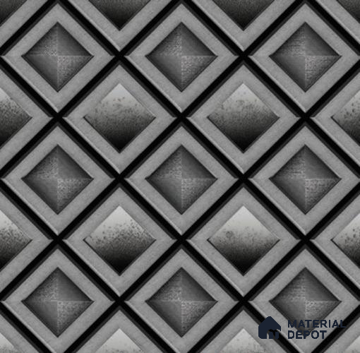 210518 | 10 Meter x 21 Inches Geometric Look Wallpaper - 57.37 Sq. Ft. | Minimum 15% wastage during installation