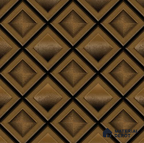 210519 | 10 Meter x 21 Inches Geometric Look Wallpaper - 57.37 Sq. Ft. | Minimum 15% wastage during installation