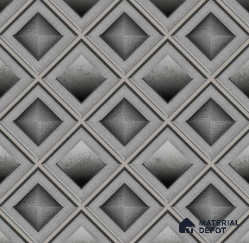210520 | 10 Meter x 21 Inches Geometric Look Wallpaper - 57.37 Sq. Ft. | Minimum 15% wastage during installation