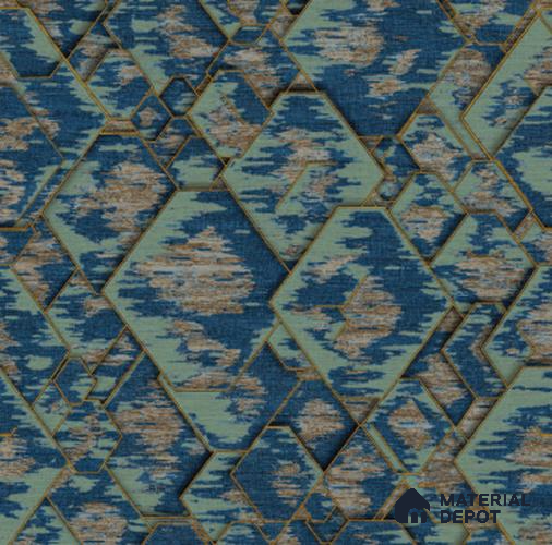 210555 | 10 Meter x 21 Inches Geometric Look Wallpaper - 57.37 Sq. Ft. | Minimum 15% wastage during installation