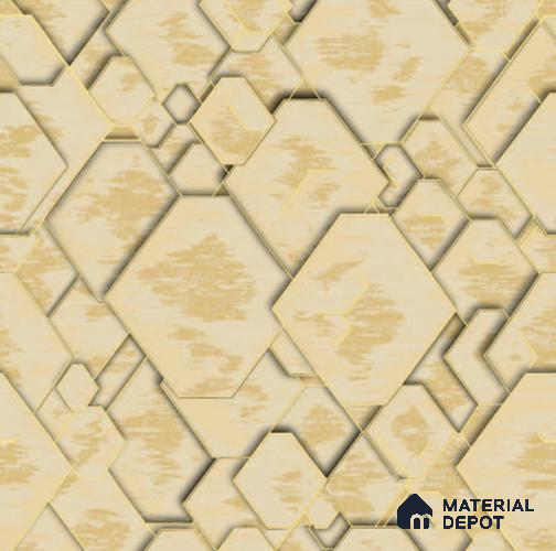 210556 | 10 Meter x 21 Inches Geometric Look Wallpaper - 57.37 Sq. Ft. | Minimum 15% wastage during installation
