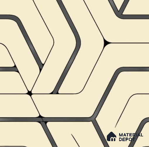 210559 | 10 Meter x 21 Inches Patterned Look Wallpaper - 57.37 Sq. Ft. | Minimum 15% wastage during installation