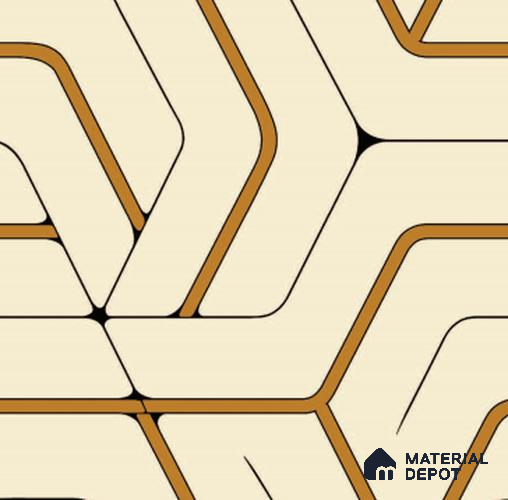 210560 | 10 Meter x 21 Inches Patterned Look Wallpaper - 57.37 Sq. Ft. | Minimum 15% wastage during installation