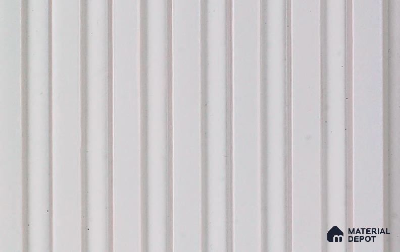 Grey Plain Colour Louver PN 06050 8 ft x 4.9 inch Charcoal Panel - 12 mm | Suitable for Feature Wall, TV Unit & Living Room | Width is Subjected to 5% Variation