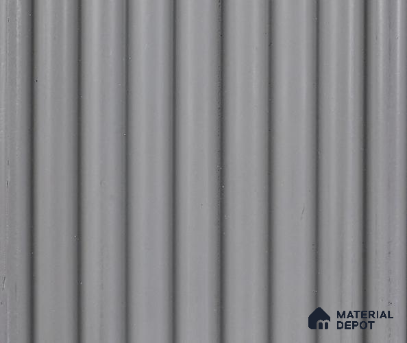 Grey Plain Colour Louver PN 06046 8 ft x 4.9 inch Charcoal Panel - 12 mm | Suitable for Feature Wall, TV Unit & Living Room | Width is Subjected to 5% Variation