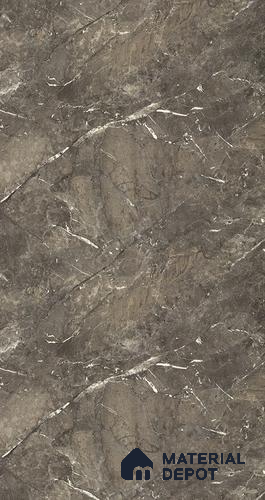 Brown Marble Look LM 04723 8 ft x 4 ft Matte Finish Decorative Laminate - 0.92 mm | Suitable for TV Unit, Wardrobe, Kitchen Cabinets