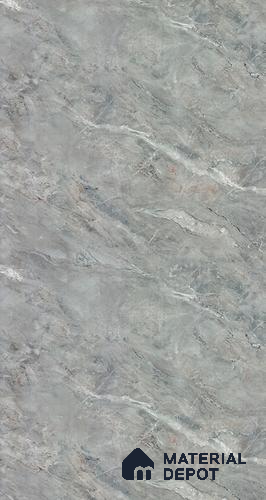Grey Marble Look LM 04707 8 ft x 4 ft Glossy Finish Decorative Laminate - 0.92 mm | Suitable for TV Unit, Wardrobe, Kitchen Cabinets