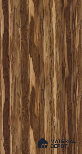 Wooden Look LM 05078 Columbian Cadiz Wood 8 ft x 4 ft High Gloss Finish Decorative Laminate - 0.8 mm | Suitable for TV Unit, Wardrobe, Kitchen Cabinets