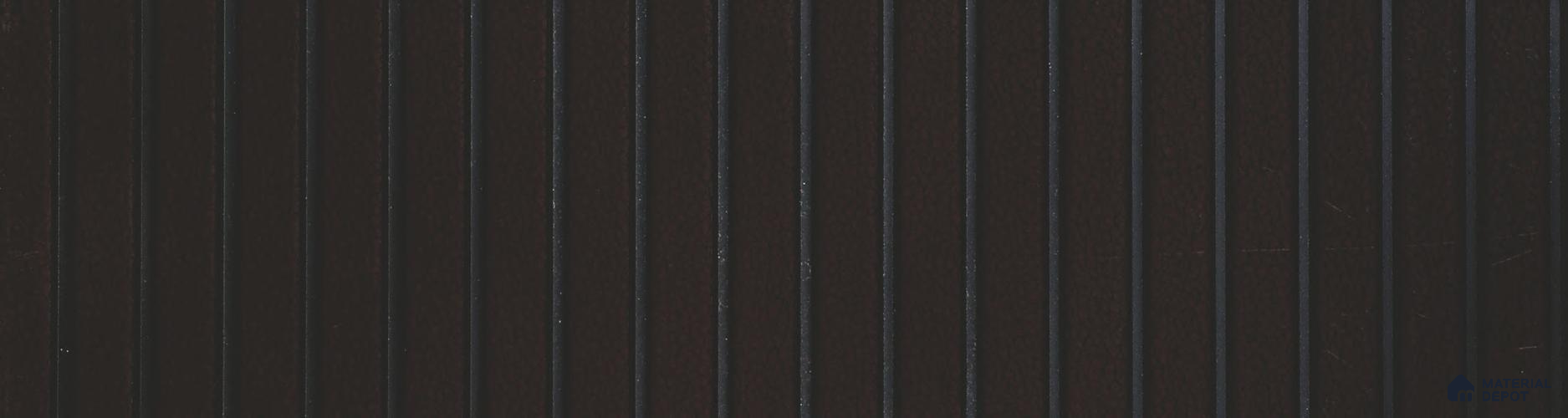 Black Plain Colour Louver PN 05996 8 ft x 12 inch Charcoal Panel - 7 mm | Suitable for Feature Wall, TV Unit & Living Room | Width is Subjected to 5% Variation