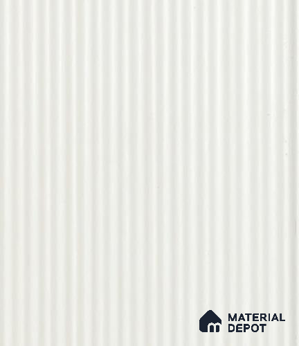 White Plain Colour Louver PN 05966 8 ft x 4.4 inch Charcoal Panel - 7 mm | Suitable for Feature Wall, TV Unit & Living Room | Width is Subjected to 5% Variation