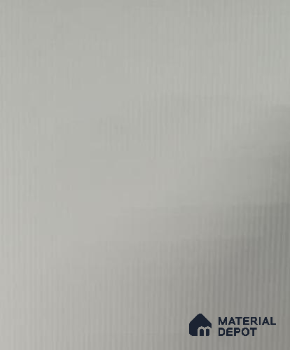 Soft White Fluted Solid Color Look LM 25178 8 ft x 4 ft Texture Finish Decorative Laminate - 1 mm | Suitable for TV Unit, Wardrobe, Kitchen Cabinets