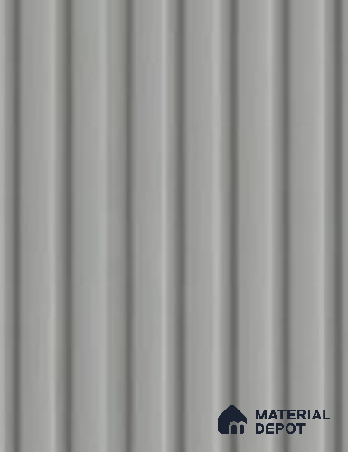 Grey Wooden Louver PN 05883 9 ft x 6.2 inch WPC Panel - 12 mm | Suitable for Feature Wall, TV Unit & Living Room | Width is Subjected to 5% Variation
