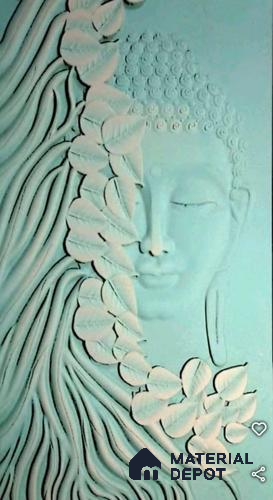 Duco Paintable Buddha Leaf 8ft x 4ft CNC Made HDHMR - 25 mm