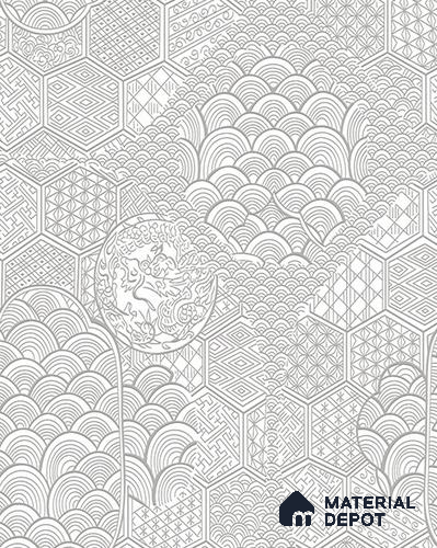 31505 | 10 Meter x 21 Inches Indian Look Wallpaper - 57.41 Sq. Ft.