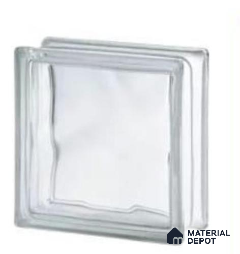 Clear Glass Block - 7.5"x 7.5"