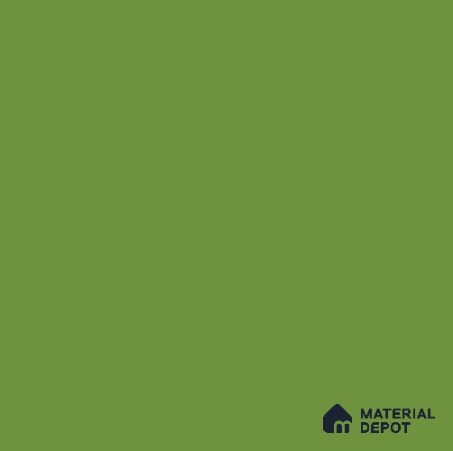 Olive Green Solid Colors LM 22473 8 ft x 4 ft Glossy Finish PVC Laminate - 1.25 mm | Suitable for Living Room, Kitchen, Office
