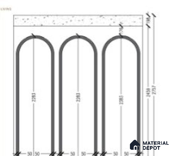 Duco Paintable Design 3 CNC Made HDHMR Panel 8 ft x 4 ft - 17 mm