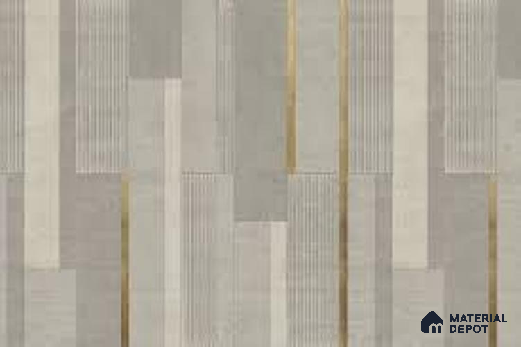 Duco Paintable Geometric Stripes B 8 ft x 4 ft CNC Made HDHMR Panel - 12 mm